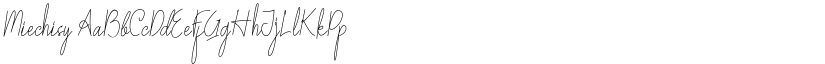 Miechisy font