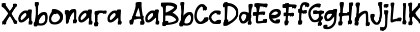 Xabonara font