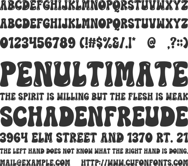 Howdy Season font preview