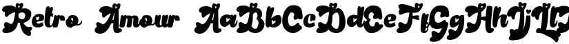 Retro Amour font