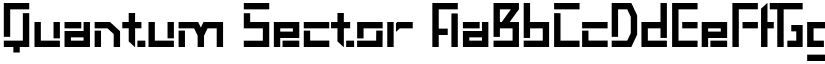 Quantum Sector font download