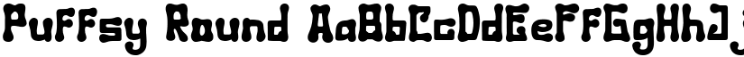 Puffsy Round font