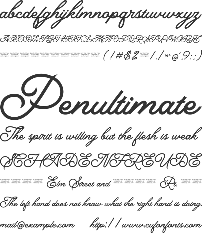 Bardone font preview