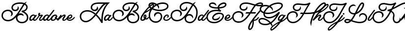 Bardone font