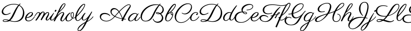 Demiholy font download