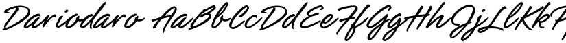 Dariodaro font