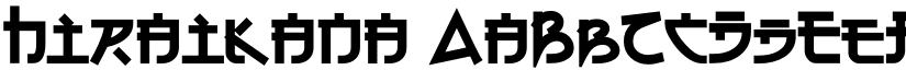 Hiraikana font download