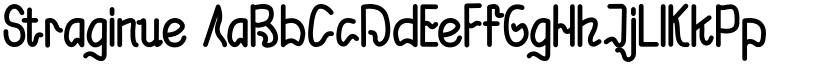 Straginue font download