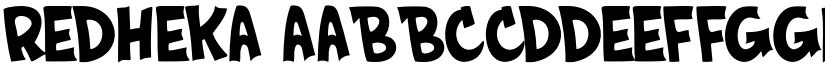 REDHEKA font download