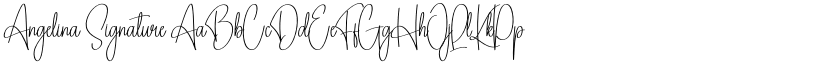 Angelina Signature font download