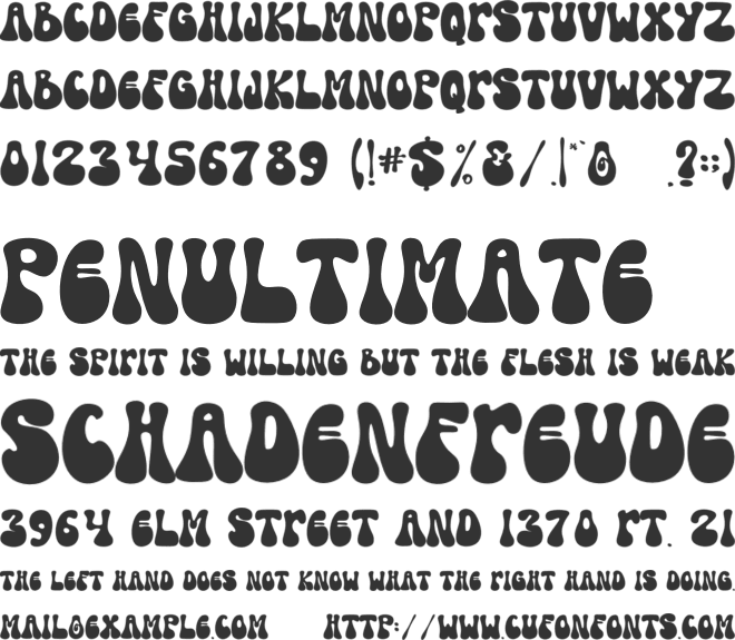 Halloween Season font preview