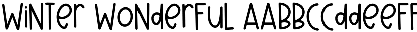 Winter Wonderful font download