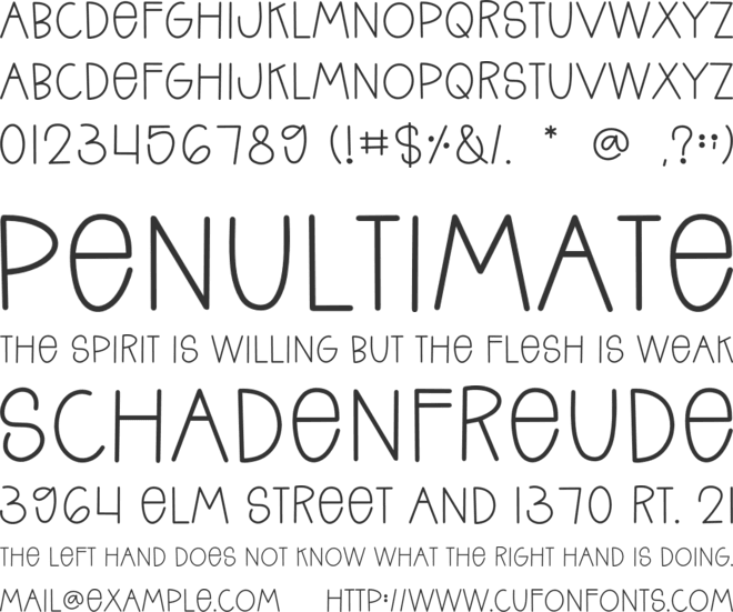 FBAutumnIsCalling font preview