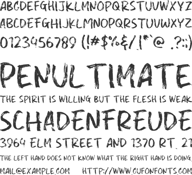 Shikiman font preview