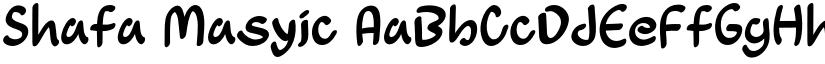 Shafa Masyic font
