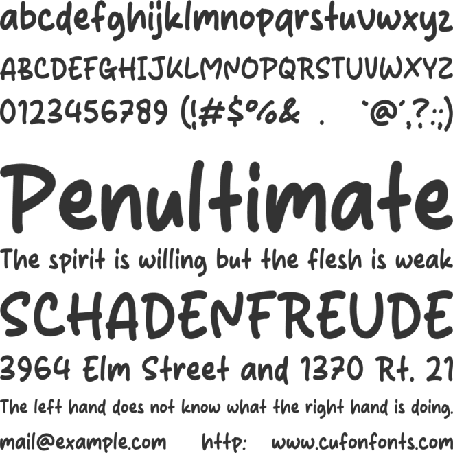 Good Slick font preview