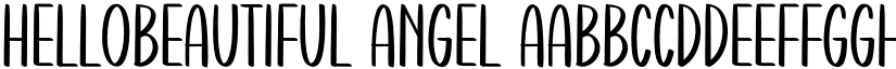 Hellobeautiful Angel font