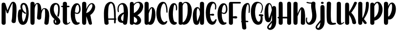 Momster font