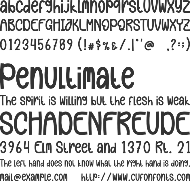 Outfit Halloween font preview