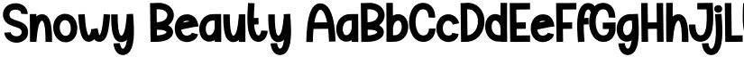Snowy Beauty font