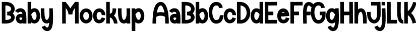 Baby Mockup font download