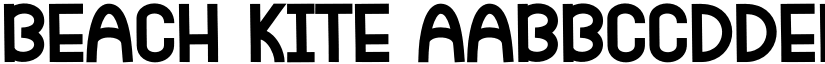 Beach Kite font