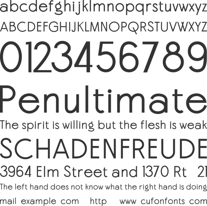 Hellosin font preview