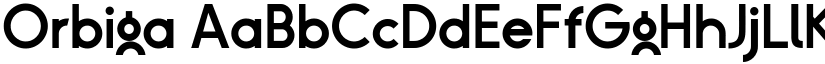 Orbiga font
