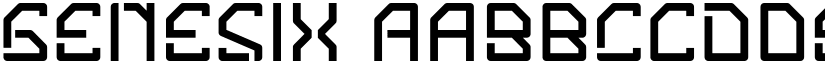 GENESIX font download