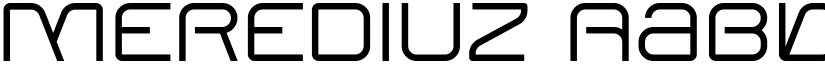 MEREDIUZ font