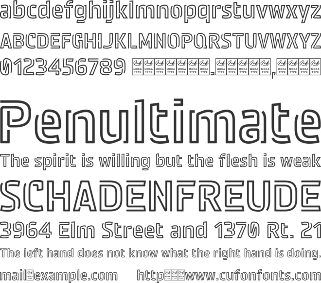 Neonstar font preview