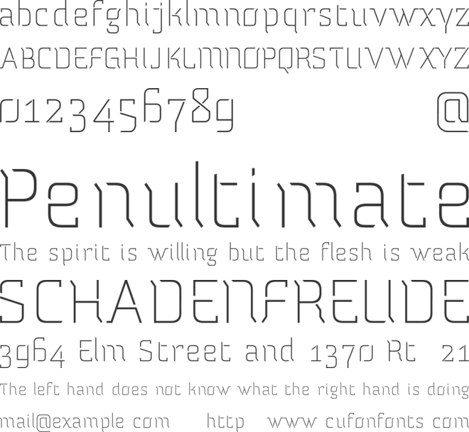Temp font preview