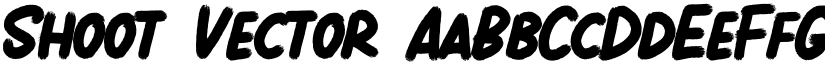 Shoot Vector font