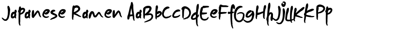 Japanese Ramen font download