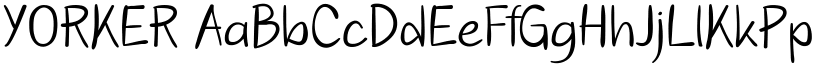 YORKER font