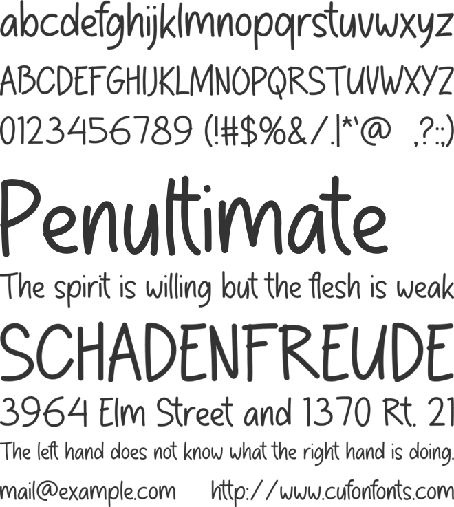 POEM-WORTHY font preview