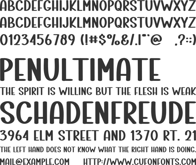 Launching Product font preview