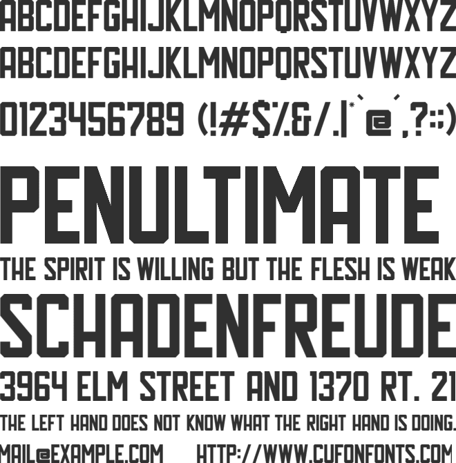 Hal font preview