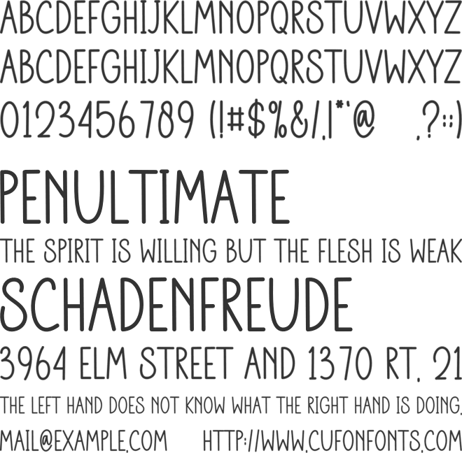 Summer Booming font preview