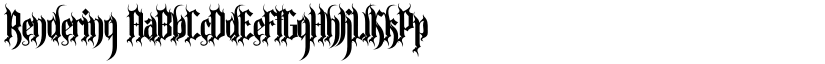 Rendering font
