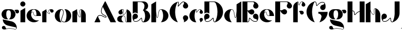 gieron font
