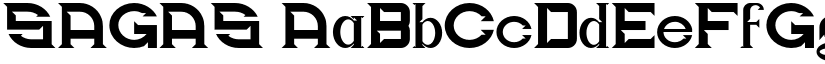 SAGAS font download