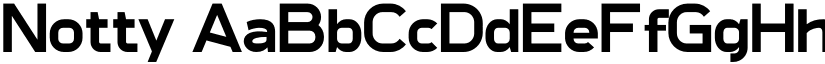 Notty font