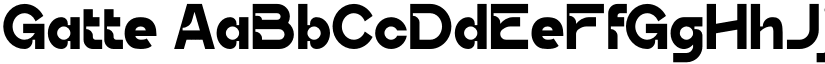 Gatte font
