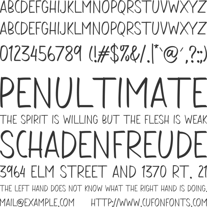 Aromi Caps font preview