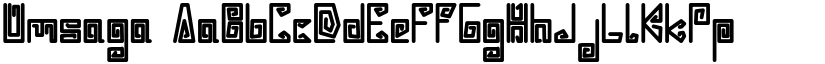 Umsaga font