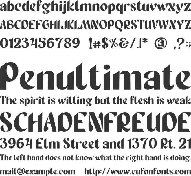 BlackRetro font preview