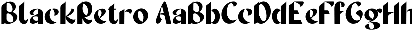 BlackRetro font download