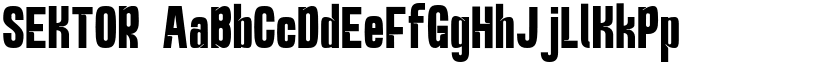 SEKTOR font