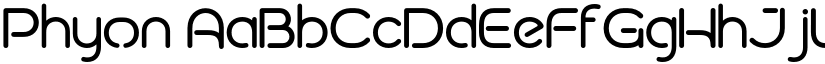 Phyon font